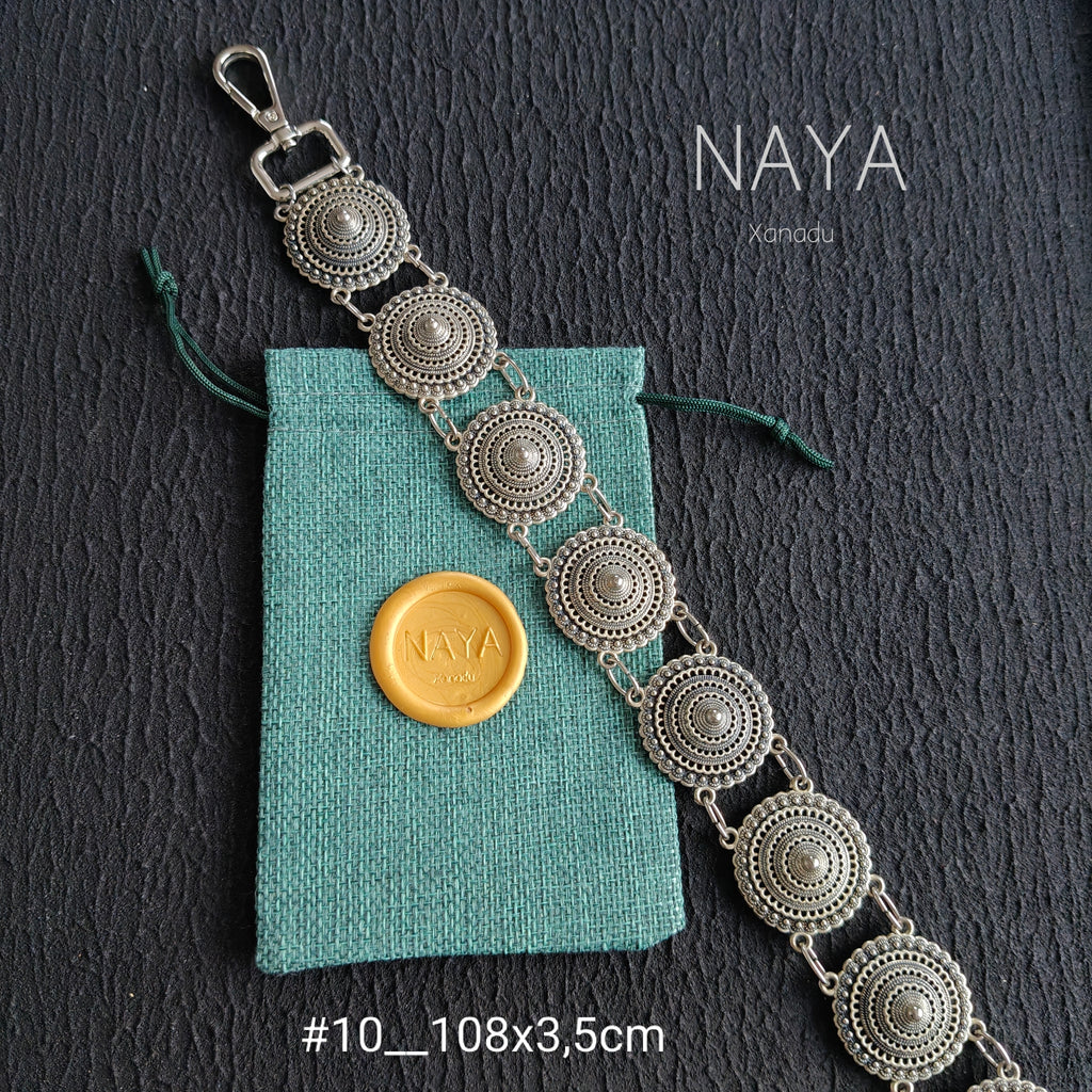 Gehamerde schouder riemen