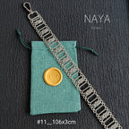 Gehamerde schouder riemen