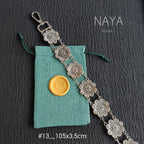 Gehamerde schouder riemen