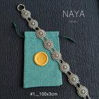 Gehamerde schouder riemen