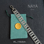 Gehamerde schouder riemen