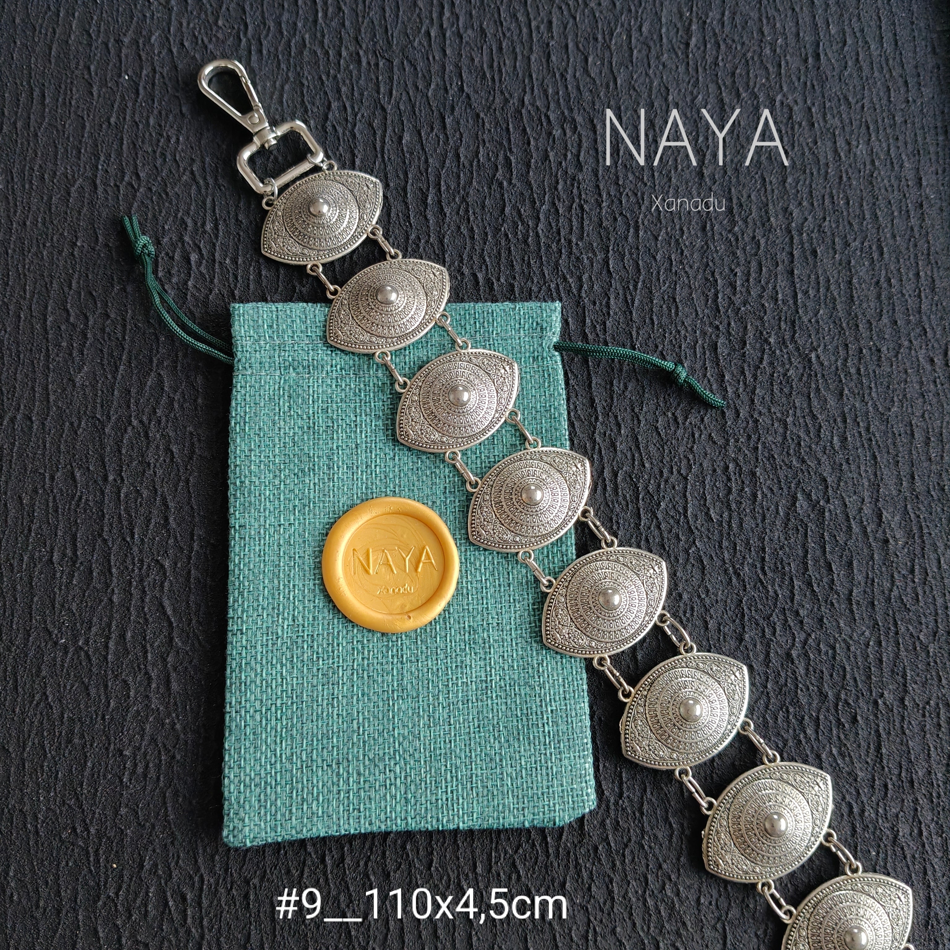 Gehamerde schouder riemen