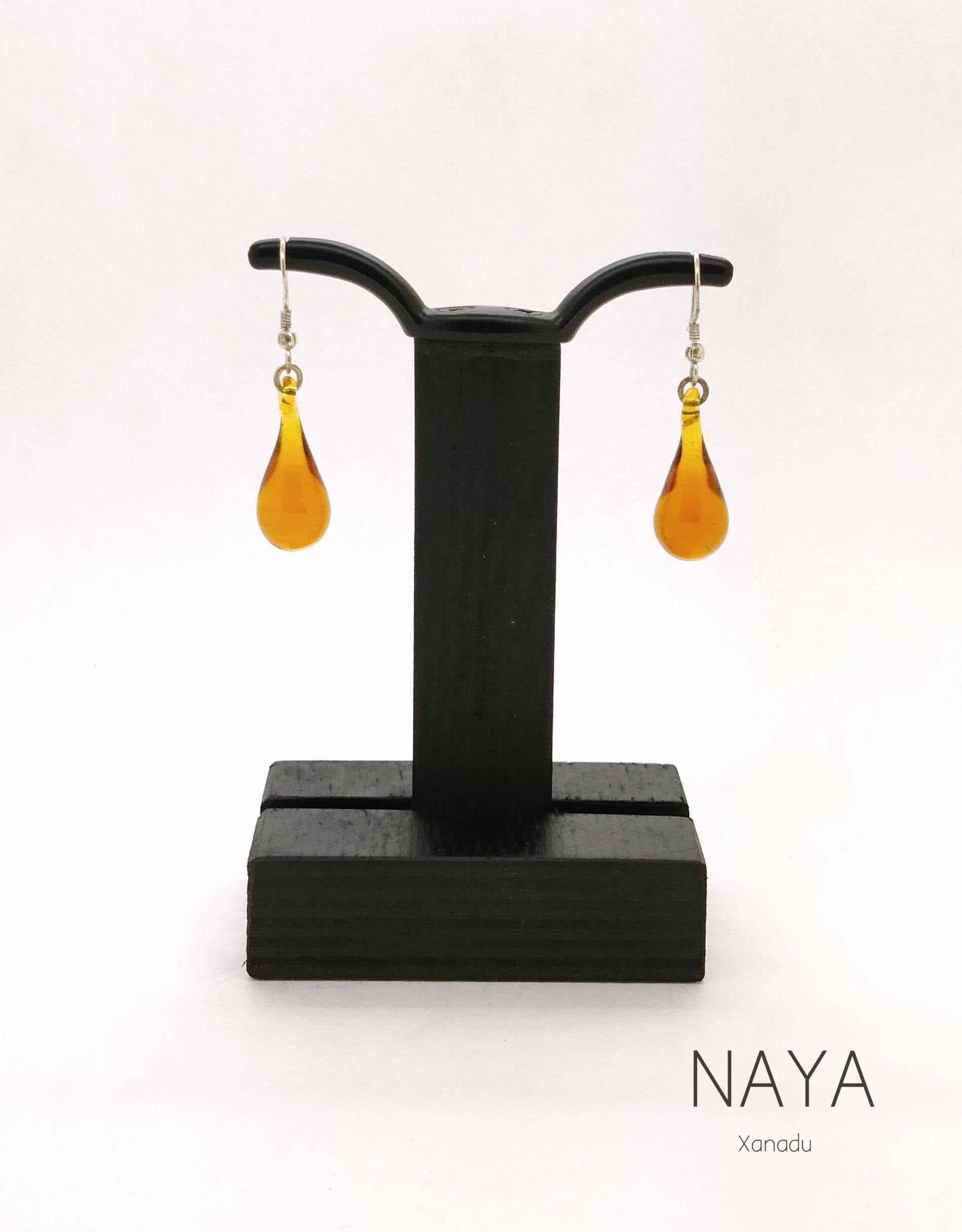 Blinkende druppel oorbellen